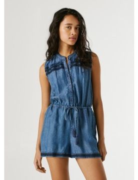 Para mujer. PL2300006 Mono Calma (L), Casual, Sin mangas / Tirantes, Lyocell