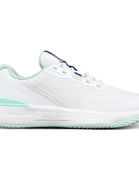 Intrigue Pro Clay Shoes White / Bay / Skipper Blue UK 6.5 - Wilson - FashionsVida