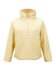 Pull Nature Rush Pile 1/2 Zip jaune L