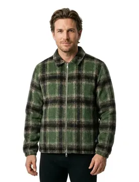 Veste Hideout Green Check M