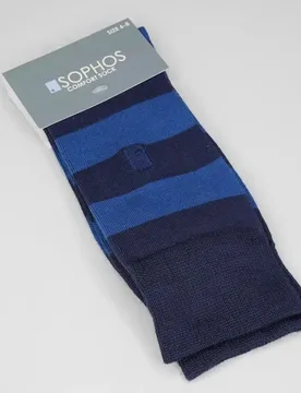 County Stripe Bamboo Sock - - Size: 6-8 - Sophos Lifestyle - FashionsVida