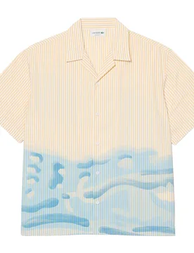 Relaxed Fit Hemd - T-Shirt-kurzarm - beige - Herren - Size: XL - Lacoste - FashionsVida