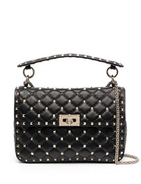 Medium Spiked Shoulder Handbag