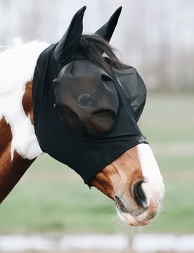 Fliegenmaske SLIM FIT schwarz Pony - Kentucky Horsewear - FashionsVida