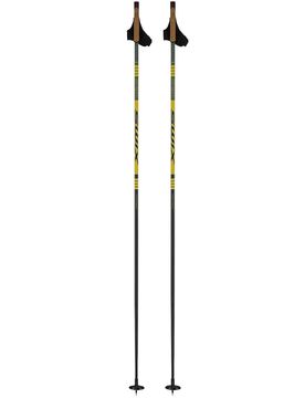 Langlaufstöcke Infinity Just Click Alu aus Wolle Größe 155 cm Khaki
