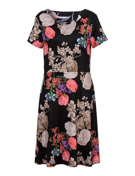 Wendekleid 2 in 1 "Blumen" mehrfarbig L Damen