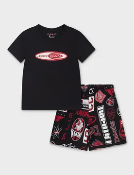 COMPLETO T-SHIRT + SHORT JORDAN AOP BIMBO 24 - Nike - FashionsVida