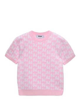 MSGM Maglie Pink/white