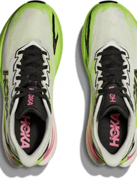 MACH X 3 Laufschuhe Damen WHITE / NEON LIME 39 1/3 - HOKA - FashionsVida