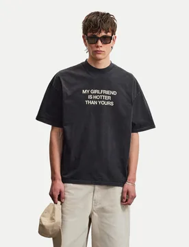 Boxy T-Shirt Lobos Schwarz XL - Pegador - FashionsVida