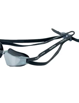 Vectro Mc Champ Mirror Swimming Goggles Black / Silver Mirror One Size Men,Women - Aquawave - FashionsVida