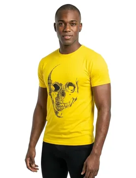 Maglietta A Maniche Corte Mmks02085-fa100227 Yellow S - Antony Morato - FashionsVida