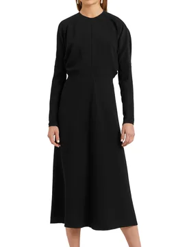 Panelled Midi Dress - Victoria Beckham - FashionsVida