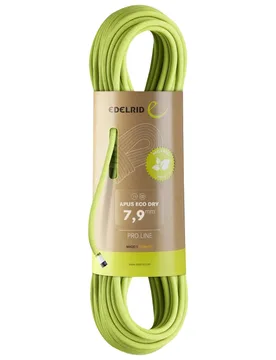 Corde d'escalade - Apus Eco Dry 7,9Mm Oasis - Taille 60 m - Vert - Edelrid - FashionsVida