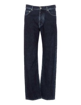 Jeans Con Chiusura A Bottoni