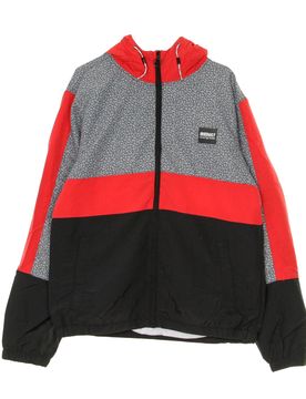Giacca a Vento Uomo Prime Hood Jacket Black/red