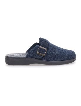 Pantofole blu in lana cotta PITTARELLO 8000 40