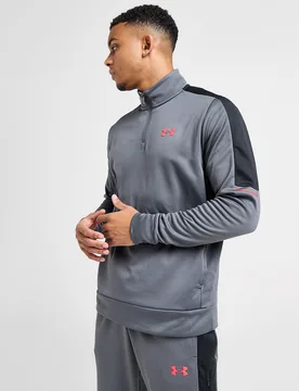 UA Armour Fleece 1/4 Zip Top - Herren, Grau - male - Size: M - Under armour - FashionsVida