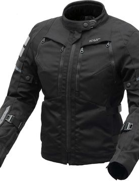 Giubbotto Moto Donna Tessuto T-ur NEVADA LADY Nero taglia XS