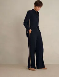 Side Stripe Trousers Blue female