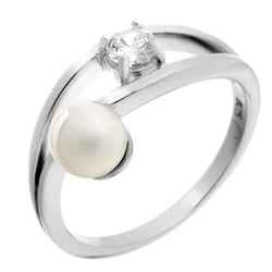 Womens 925 Sterling Silver Ring - Zr-7121 - Size N