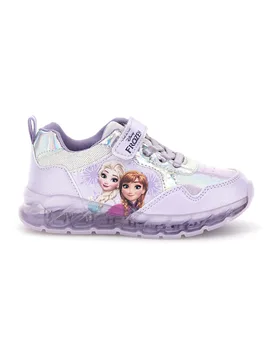 Sneakers lilla con luci LED D4310654S 28 - Frozen - FashionsVida