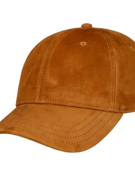 Classic Suede Cap by - cognac - Size: M (56-57 cm) - Stetson - FashionsVida