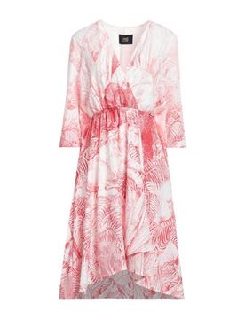 Midi-Kleid Damen Rot 38 Damen
