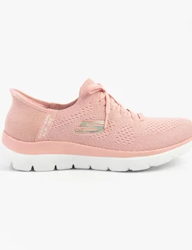 Summits-New Daily Womens Trainers Rose - Pink Textile - Size Uk 5 - Skechers - FashionsVida