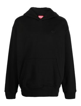 Felpa con cappuccio ricamata con logo S-macs