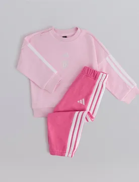 Manchester United x Infant Essentials Jogger Set Pink 18-24M - Adidas - FashionsVida