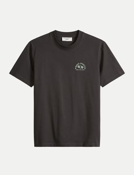 Marc O' Polo T-Shirt, SSL, Print, Relaxed Fit Schwarz M