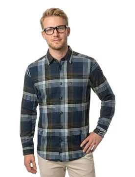 Chemise Surchemise Mw0mw41682 Pitch Blue / Check M