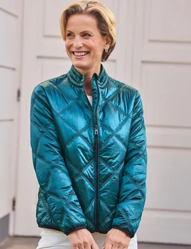 Steppjacke mit Stehkragen - Petrol - female - Size: 46 - RABE - FashionsVida