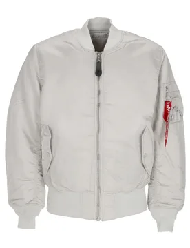 Giubbotto Bomber Uomo Ai Ma-1 Pastel Grey - Alpha industries - FashionsVida