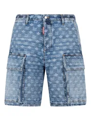 Dsquared2 short blu uomo multi logo