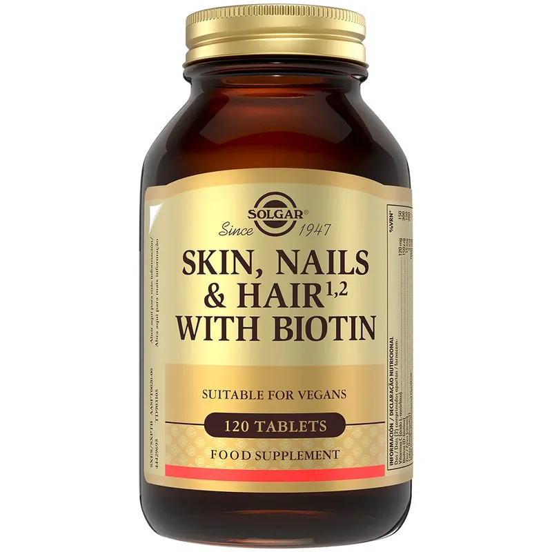 Compresse Skin Nails&hair Biotin 120 Unità Multicolor