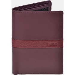 Cartera tarjetero hombre en piel color negro
