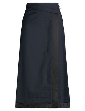 Midi-Rock Damen Marineblau 36 Damen