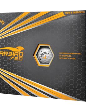 Golfbälle Warbird 2.0 - 12er Pack, weiss