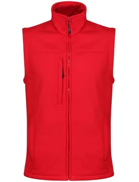 Mens Flux Softshell Bodywarmer / Sleeveless Jacket Water Repellent And Wind Resistant (Classic Red) - Size 3xl - Regatta - FashionsVida