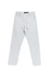 Pantaloni bianco azzurro a righe U.s.grand polo US61104M XXL