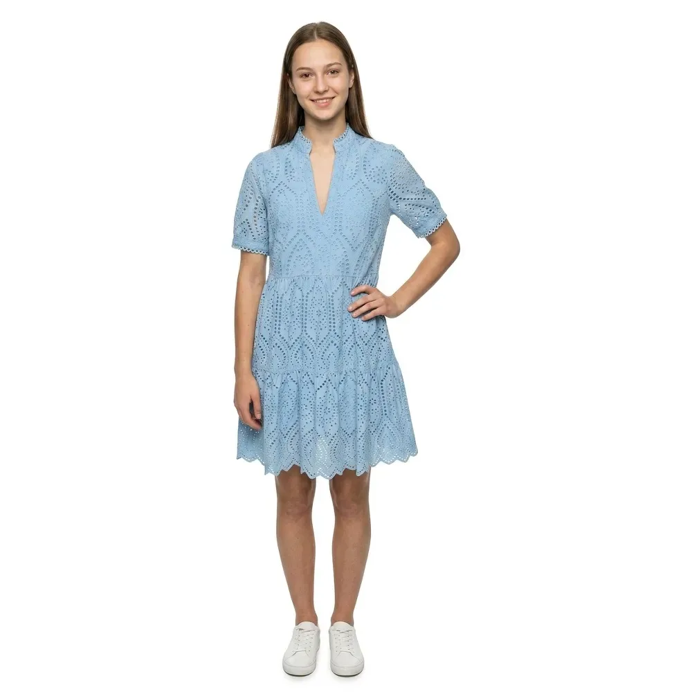 Vestito A Maniche Corte Holi Clear Sky L - Yas - FashionsVida