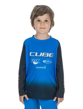 Maglia Da Enduro A Maniche Lunghe Vertex X Actionteam Black / Blue