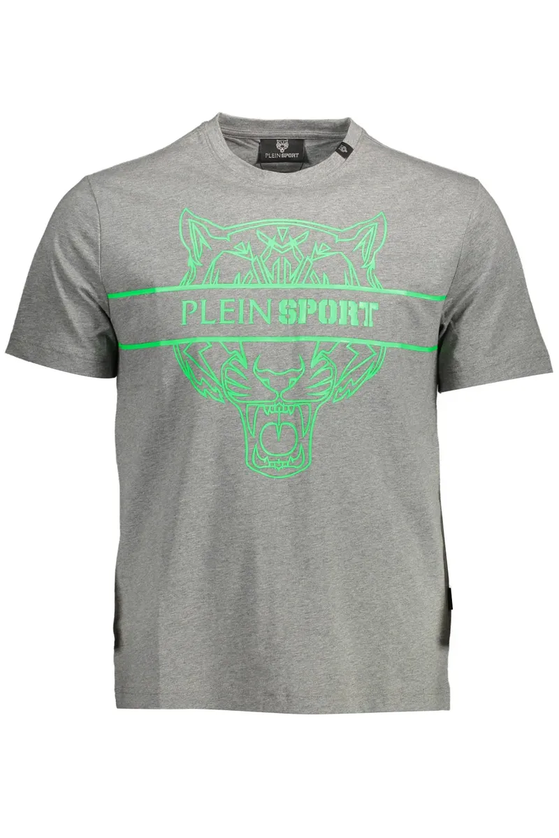 Herren KURZARM-T-SHIRT Grau TIPS112_CBC8298_GRIGIO94GR