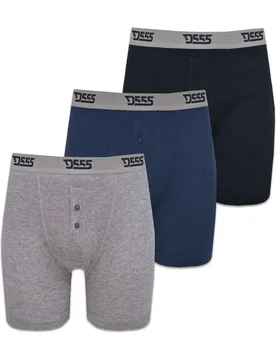 D555 London Driver Mens Boxer Shorts (Pack of 3) - Duke - FashionsVida