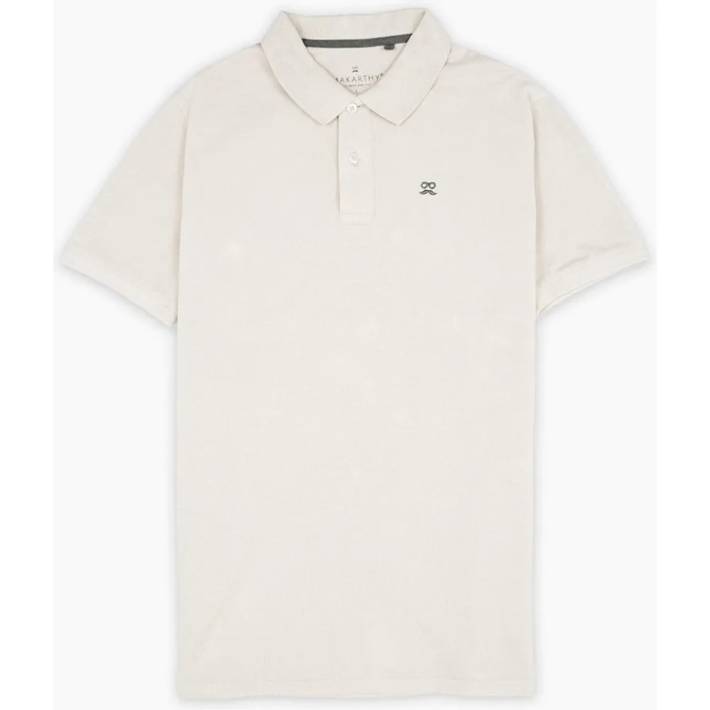 Polo de hombre piqué regular de manga corta - Makarthy - FashionsVida