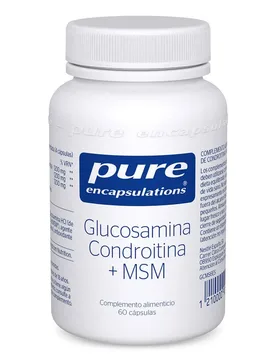 Encapsulations Capsules Glucosamine Chondroitine + Msm 60 Unités - Pure - FashionsVida