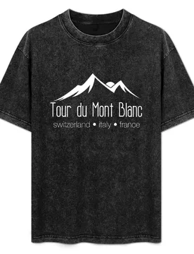 Tour Du Mont Blanc T-Shirt Basic Solid Tee for Daily Use - Aliexpress - FashionsVida