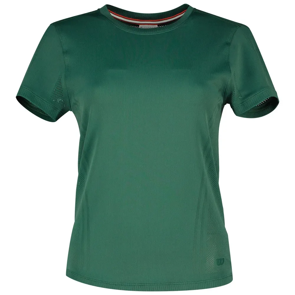 Pro Seamless Short Sleeve T-shirt Field Green S - Wilson - FashionsVida
